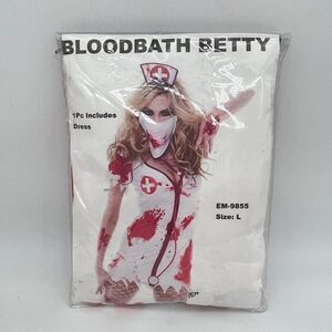 New Elegant Moments Bloodbath Betty Nurse Sexy Costume - Size L